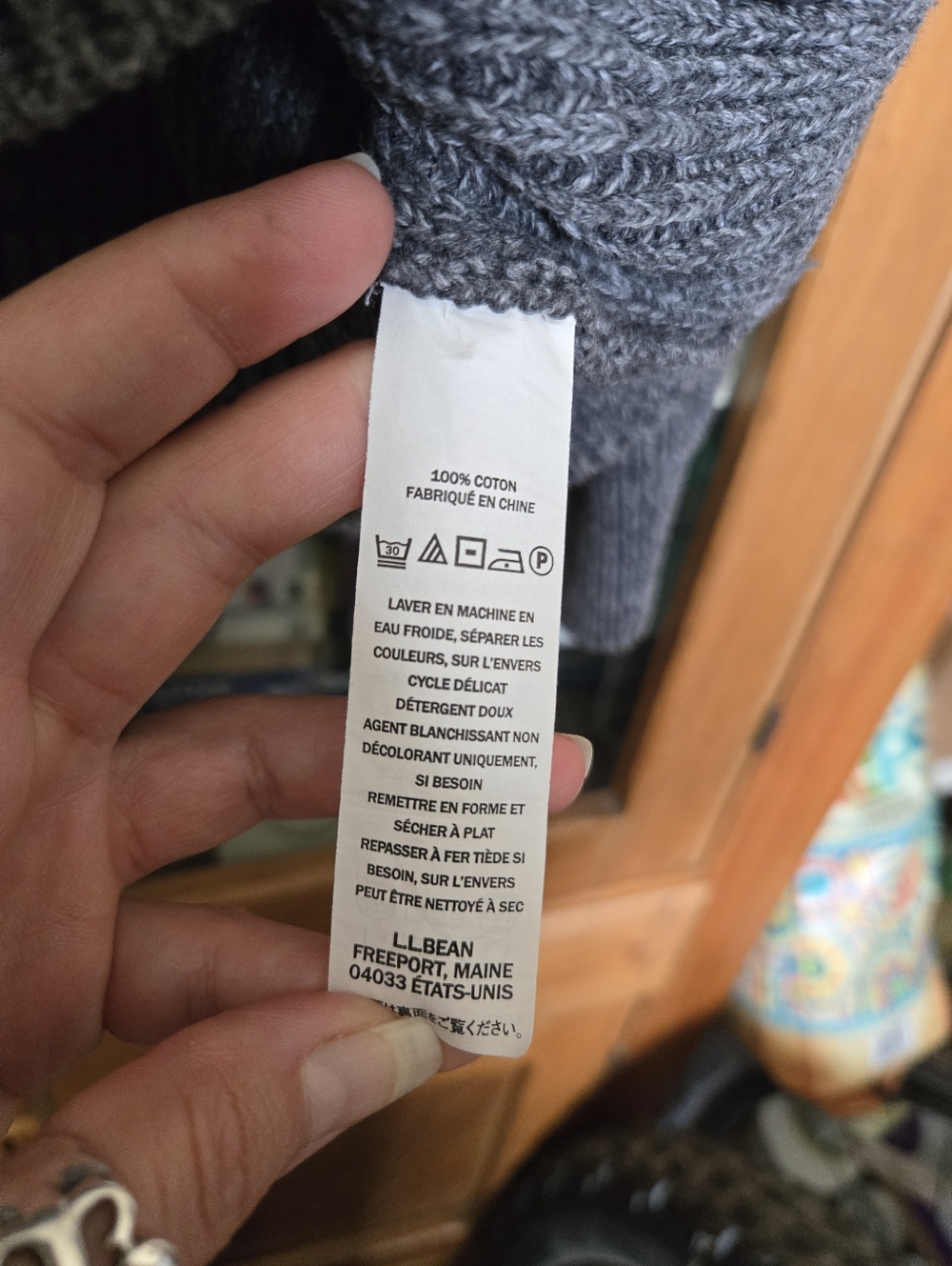 L.L. Bean Heritage Gorpcore Cabincore Sweater L - Picture 3 of 9